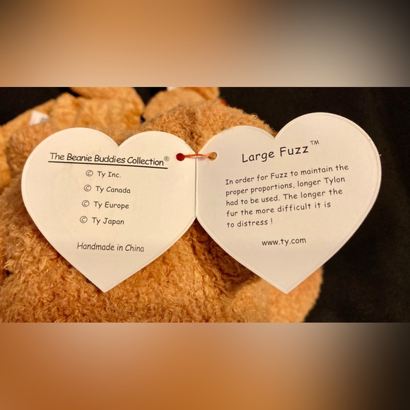Ty”Fuzz”beanie baby,buddy&large buddy set - Picture 10 of 12